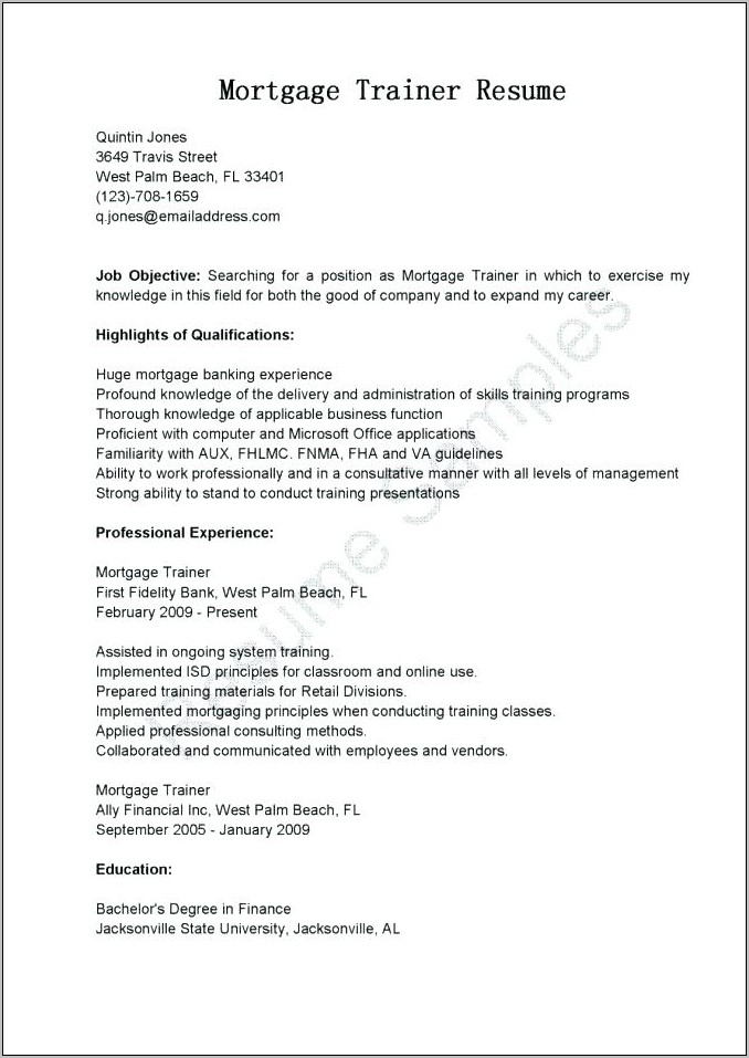 Oil Field Resume Examples