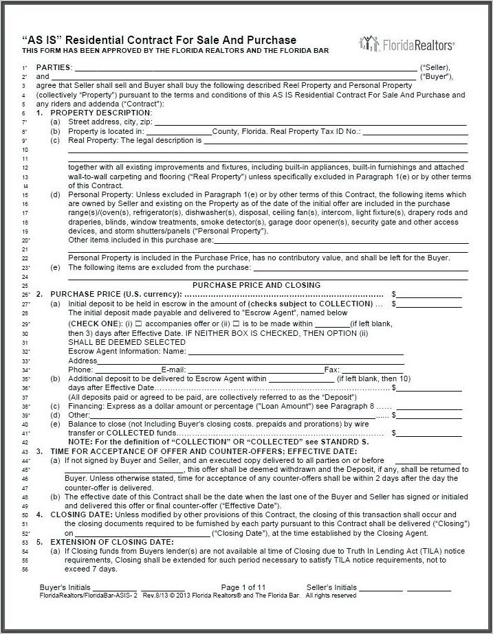 Oklahoma Real Estate Sale Contract Form