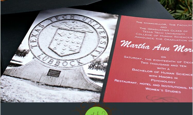 Oklahoma State University Graduation Invitations