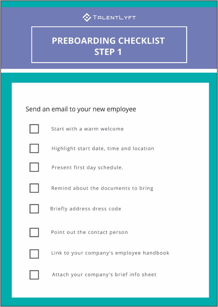Onboarding Documents For New Hires