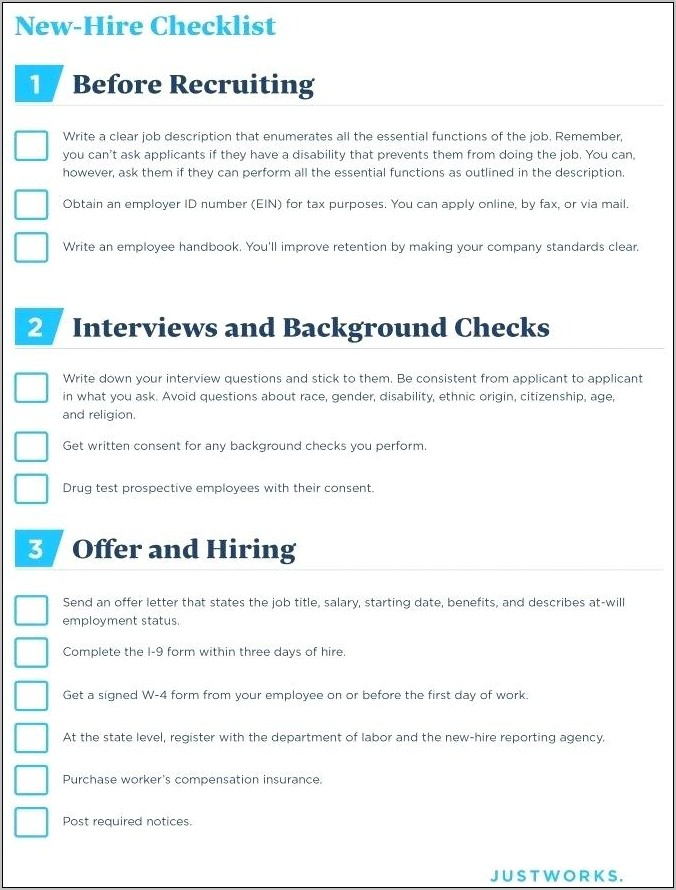 Onboarding Template For New Hires