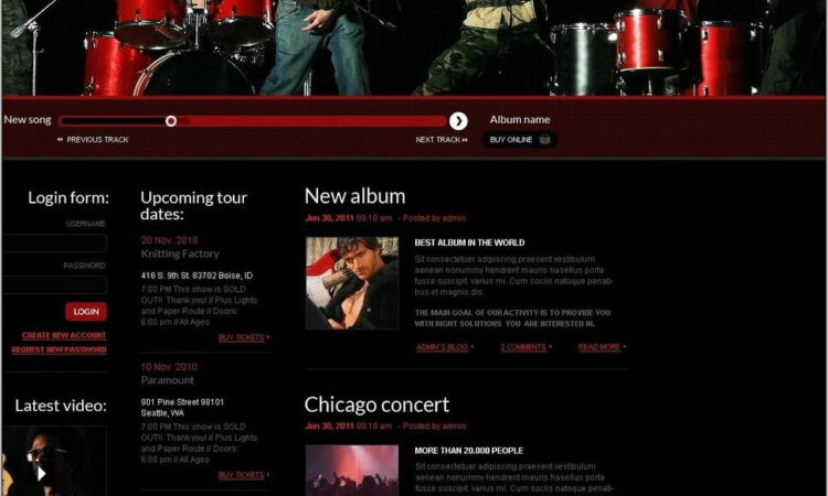 Online Band Flyer Templates