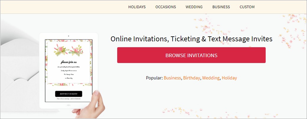 Online Invitations Like Evite