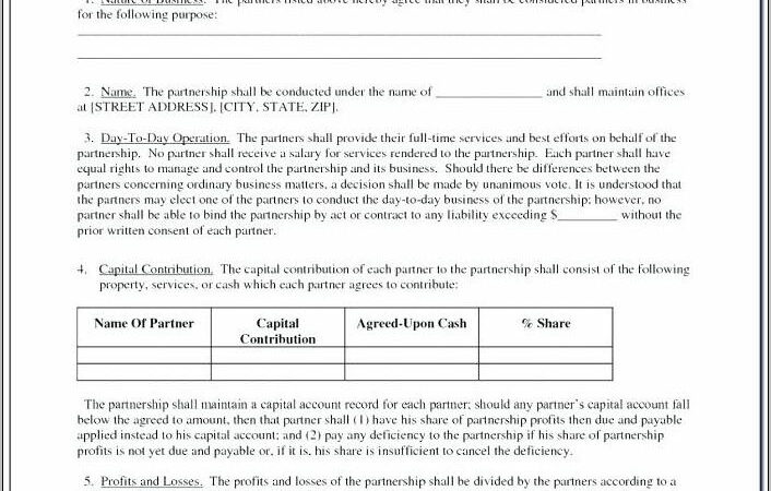 Operating Agreement For Llc Sample Free