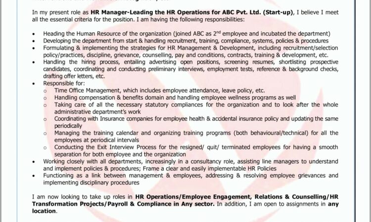 Oracle Dba Resume Format For Freshers