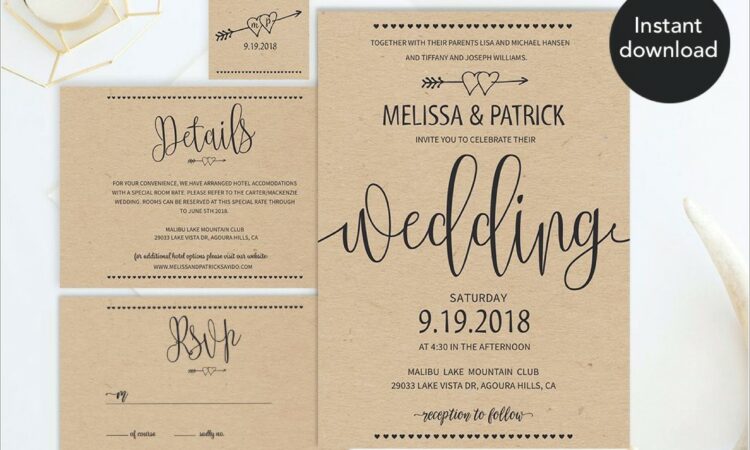 Order Rustic Wedding Invitations Online