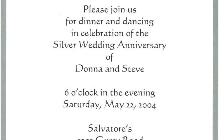 Ordination Anniversary Invitation Wording