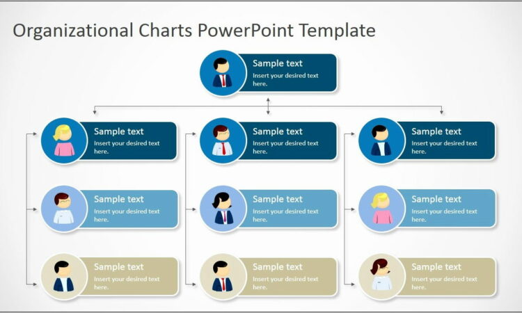 Organization Chart Template For Ppt