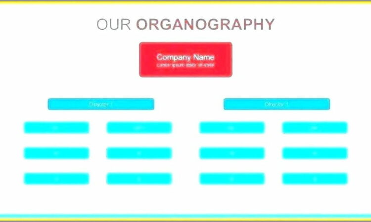 Organizational Chart Ppt Template Free