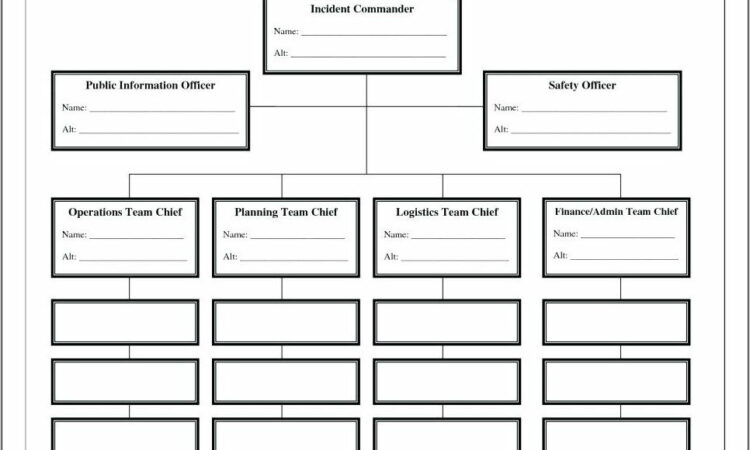 Organizational Chart Template Word 2003