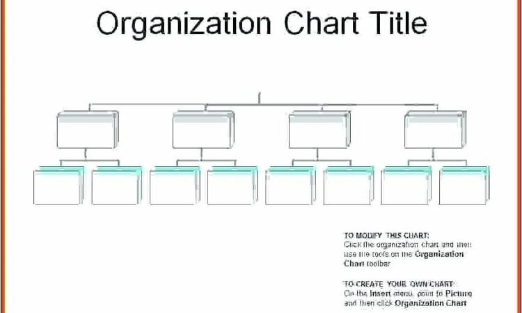 Organizational Chart Template Word Doc