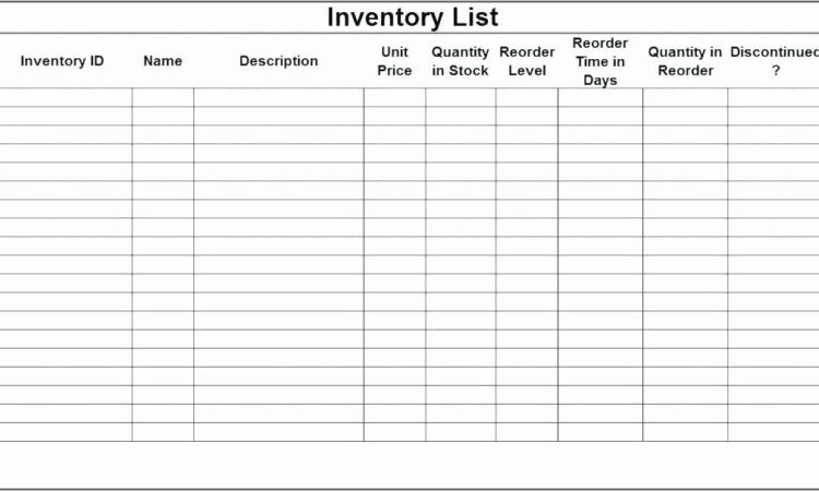 Osha Chemical Inventory List Template