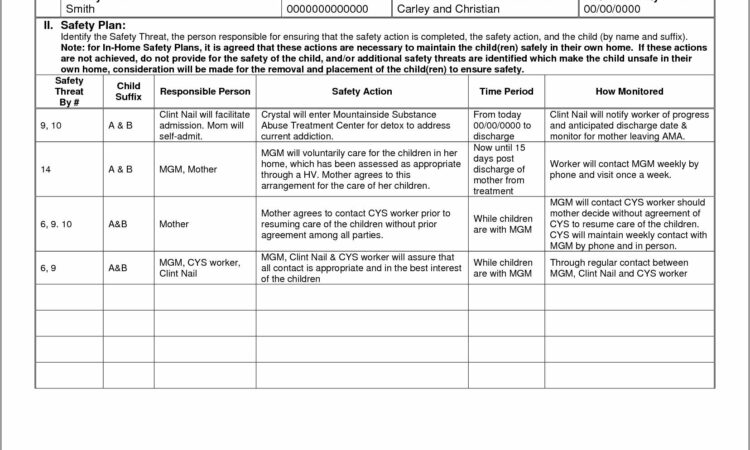 Osha Health And Safety Plan Template