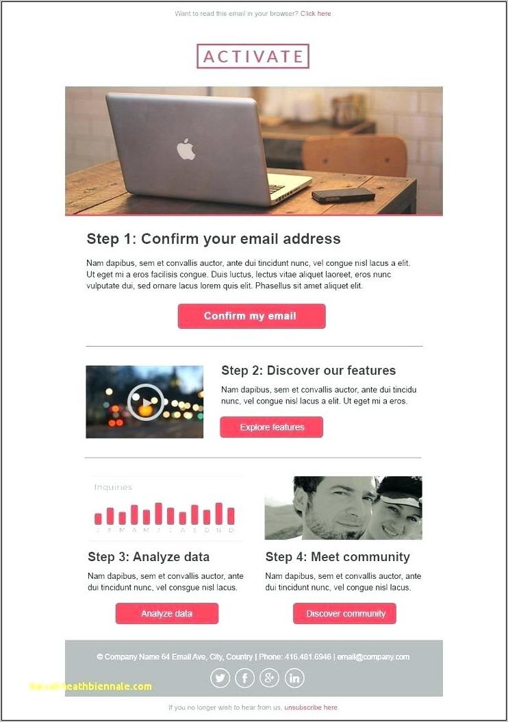 Outlook Email Newsletter Template Download