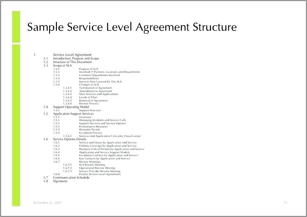 Outsourcing Agreement Sample Pdf