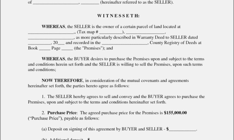 Owner Financing Agreement Form