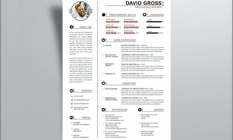 Pages Resume Templates 2018 Free