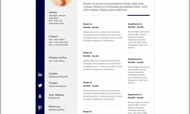 Pages Resume Templates Free