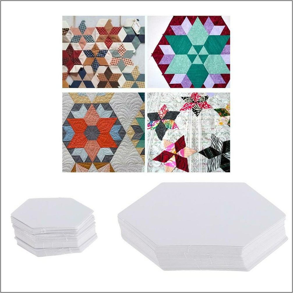 Paper Hexagon Templates For Quilting
