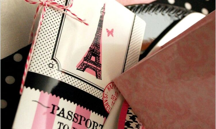 Paris Passport Invitation Template