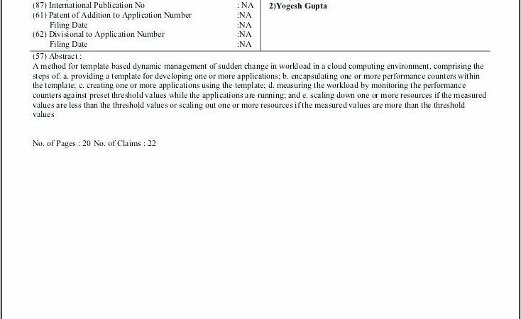 Patent Application Template Latex