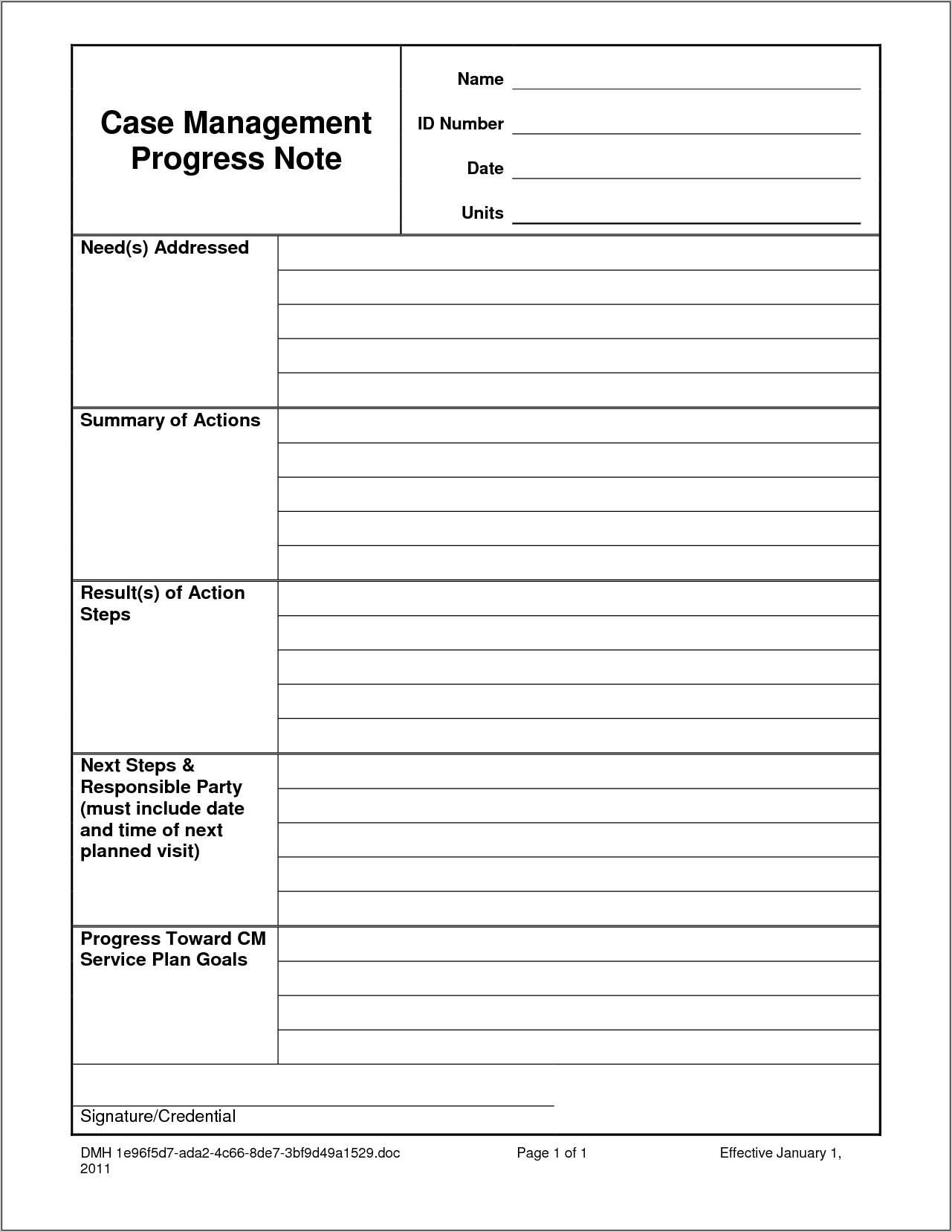 Patient Progress Notes Template Onenote