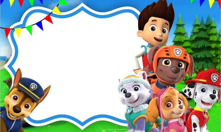 Paw Patrol Birthday Invitation Ideas