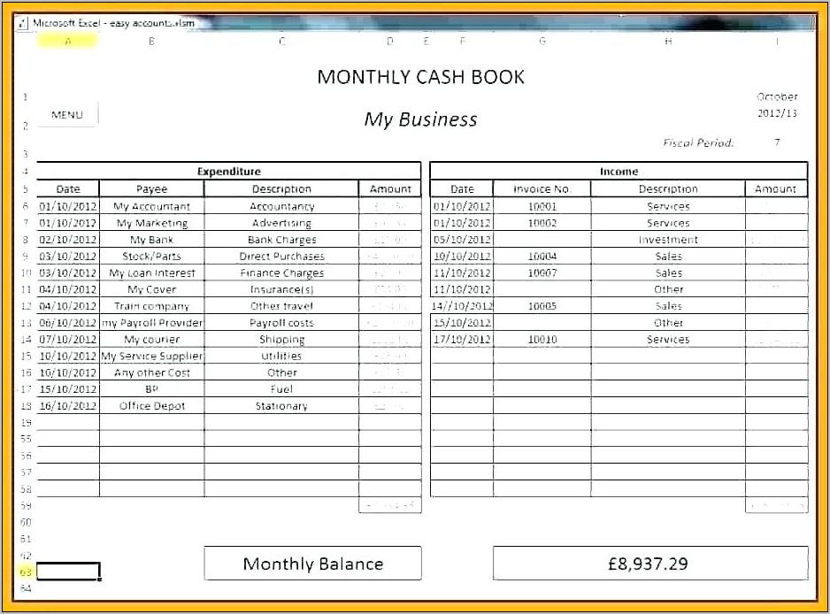 Pay Statement Template Uk