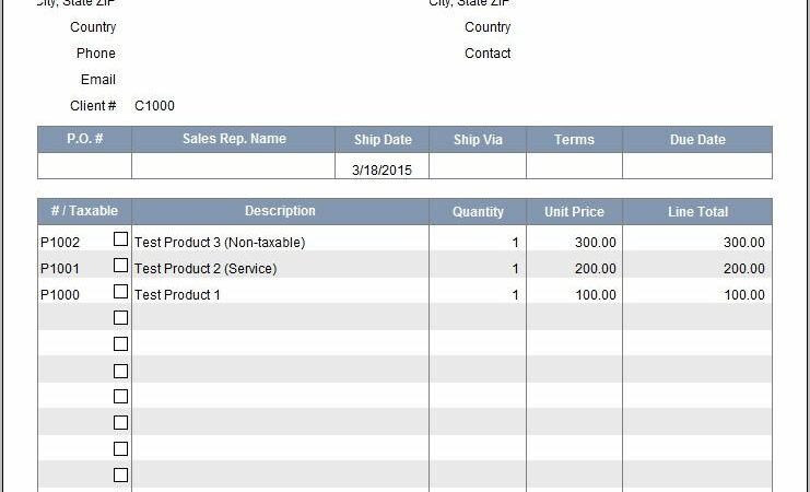 Payment Invoice Template Pdf