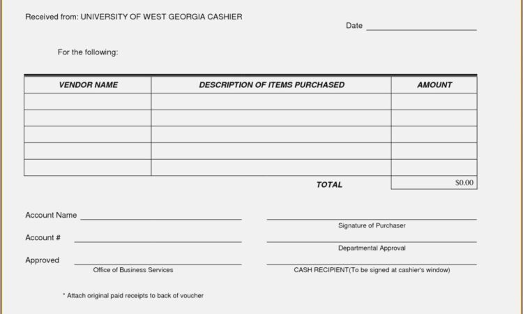 Payment Receipt Template Word Free