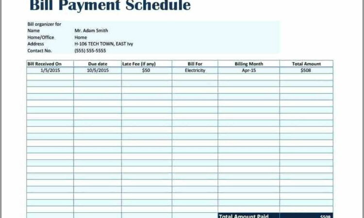 Payment Schedule Template Construction Nsw