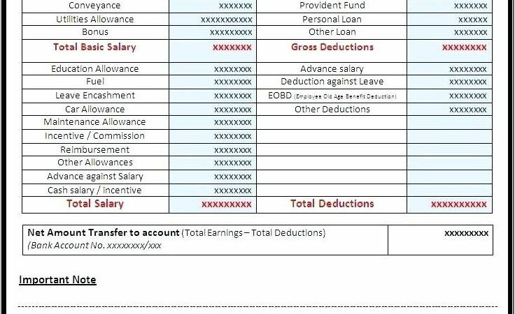 Payroll Calculator And Pay Stub Template