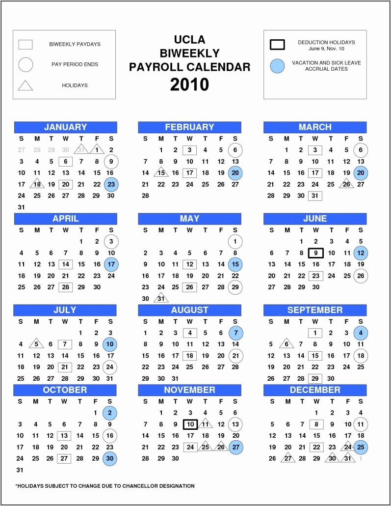 Payroll Calendar Template 2015
