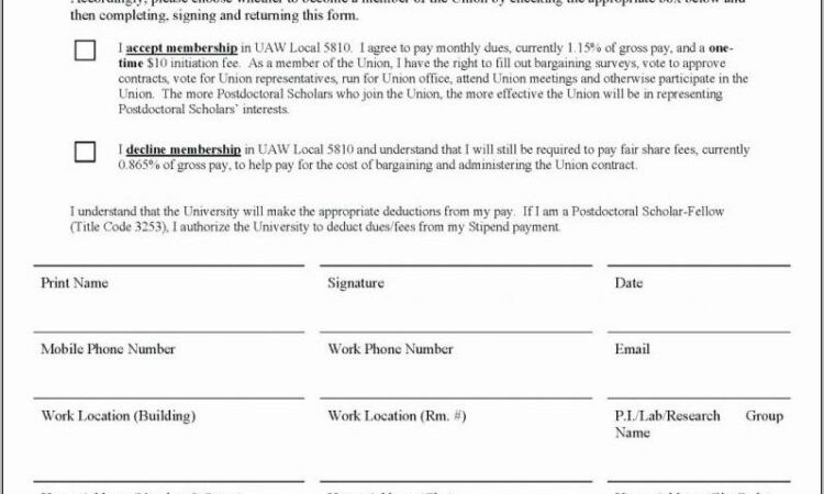 Payroll Deduction Form Template Australia