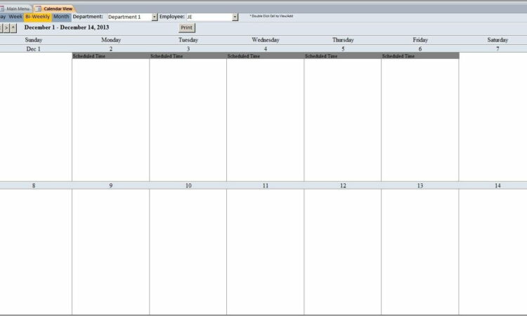 Payroll Schedule Template 2015