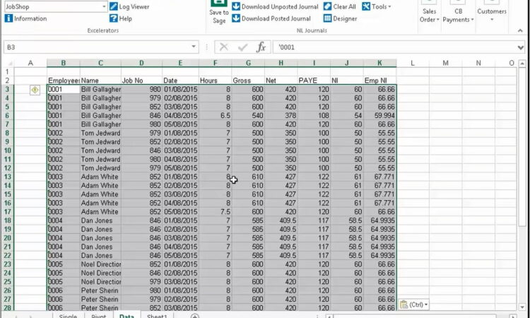 Payroll Spreadsheet Template Australia