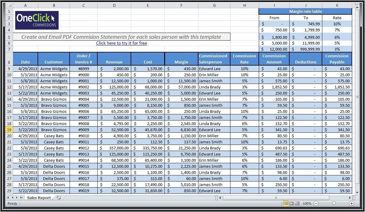 Payroll Template Free Download