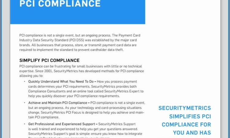 Pci Compliance Policy Template Free