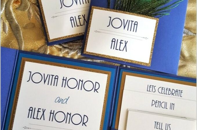 Peacock Wedding Invitations And Rsvp Cards