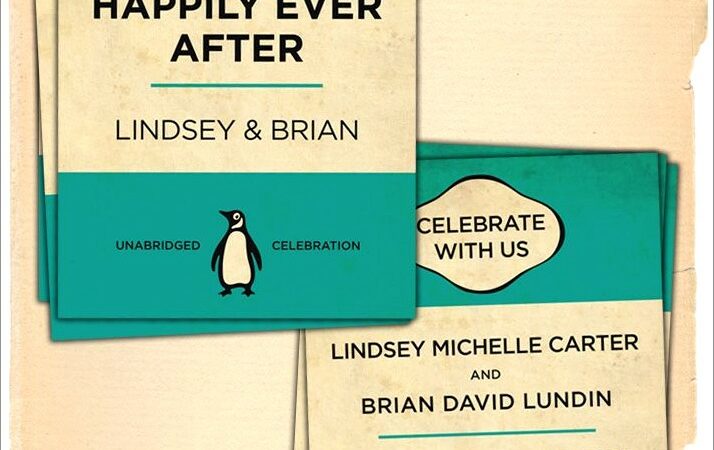 Penguin Wedding Invitations Uk