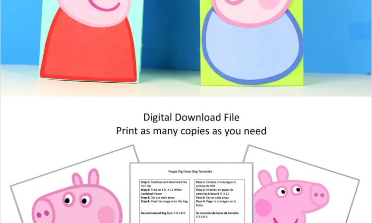 Peppa Pig Invitations Free Download