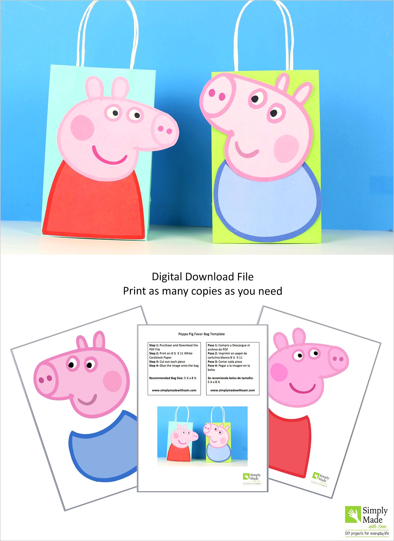 Peppa Pig Invitations Free Download