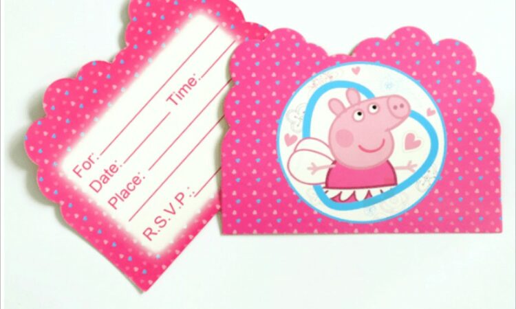 Peppa Pig Invitations Online