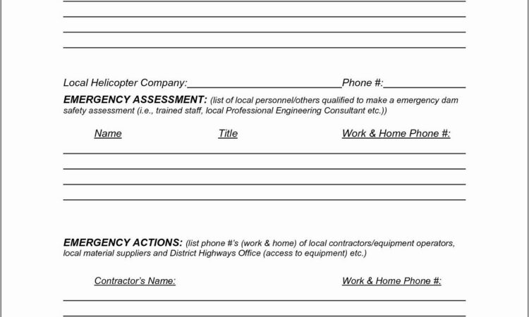 Personal Emergency Evacuation Plan Template Care Home