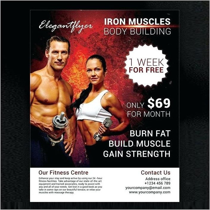 Personal Trainer Flyer Template Free Download