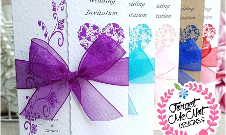 Personalised Gatefold Wedding Invitations