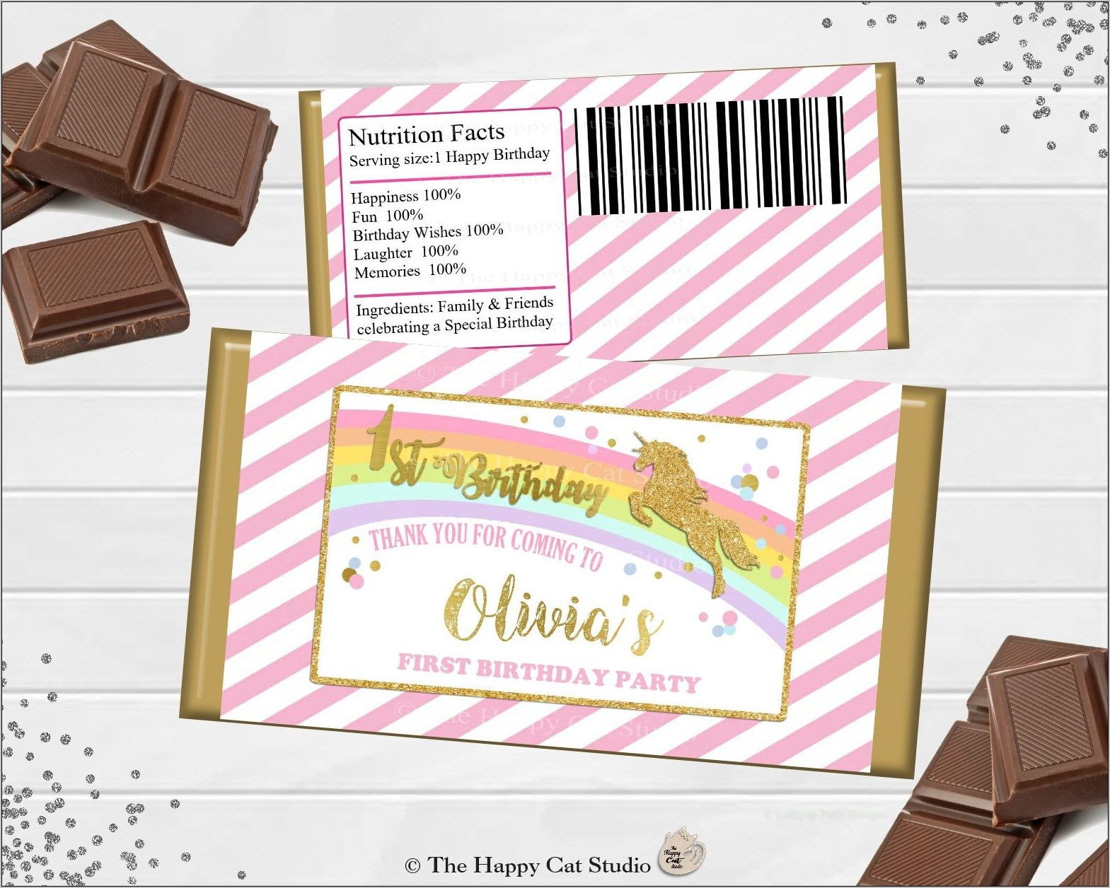 Personalized Candy Bar Wrappers Printable