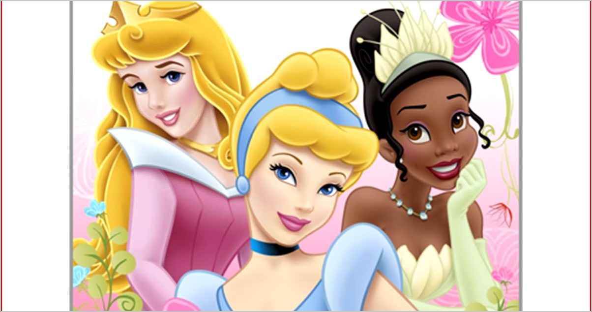 Personalized Disney Princess Birthday Invitations