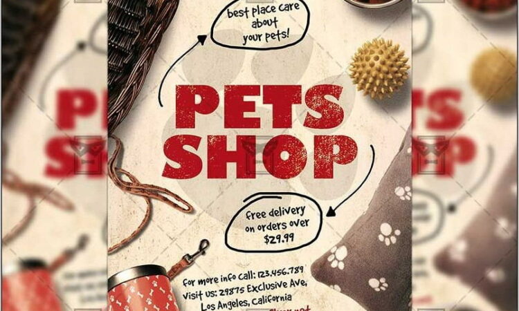 Pet Shop Flyer Templates Free