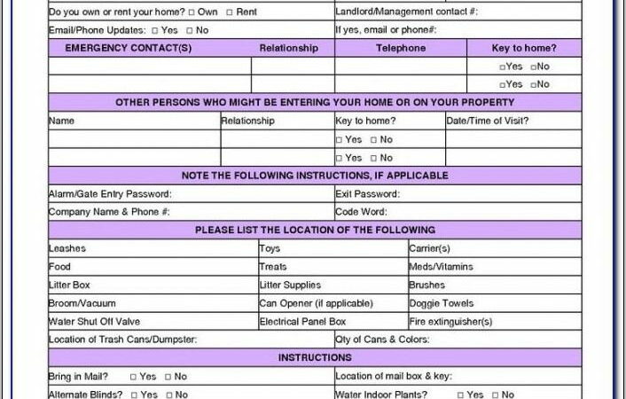 Pet Sitting Contract Template Uk